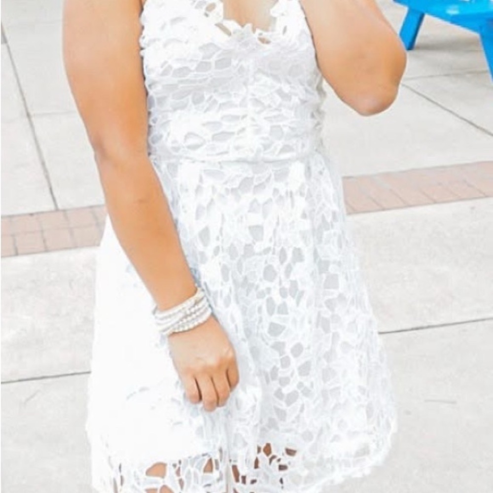 Rue21 Elegant White Lace Dress